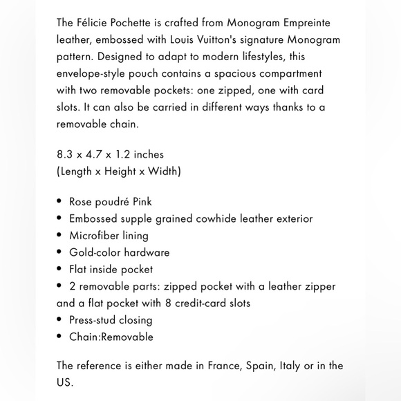 Louise Vuitton Zipped Pocket - Picture 10 of 10